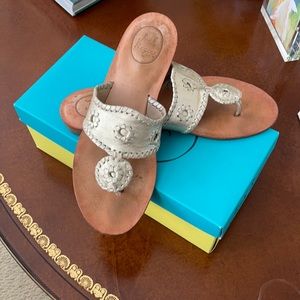 Jack Rogers Capri size 9 Platinum sandal